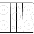 hockey rink line drawing