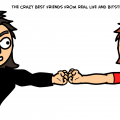 the crazy best friends from real life and bitstrip