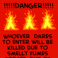 'The Danger Sign'