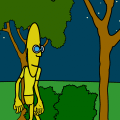 banana mans's toilet