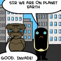 Invasion of the alien planet
