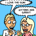 Outside
