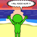 green bums