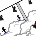  snow board hill