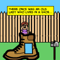 lady who lived in a shoe!!!!!!