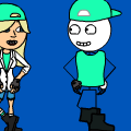 'ME AND STICKEH=BFFS'