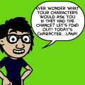 Character Asks Author