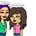 Me & Sam With Friends In A White Void