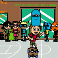 Cartoon Junior High Back To School