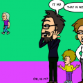 'The time in the mall'