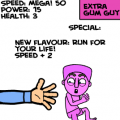 extra gum guy