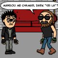 antes da luta...