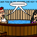 Hot tub party~!