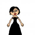 black dress