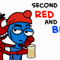Red and Blue