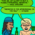 'Absinthe tasting party'