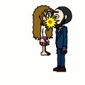 kissing