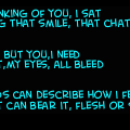 'thinking of u'