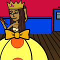 'Playing princess'