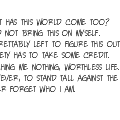 who i am