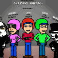 go kart racers