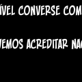 conversando com o cimento