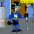 Me in Hockey equipment