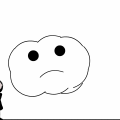 Sad cloud