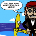 'bananaman:Jack sparrow'