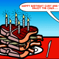 Birthday cake for real men!