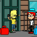 Colby and Tape arriving