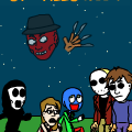 twas the night of halloween
