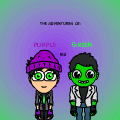 Purple and Green