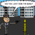 the bank robber!