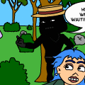 comic war of the hat