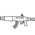 COD7 Galil Line Drawing