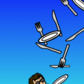 'parachuting'