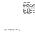 pretty bitter and kitty litter
