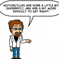 Motorcycle side view