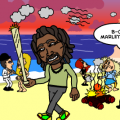 'Bob marley: beach party'