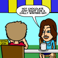 'Yesterday at the kiosk'