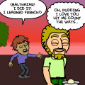 'Plot Thickens(--pudding joke'