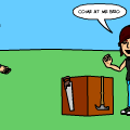 'Comic war with bonnie'