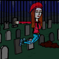 Teenage ghost
