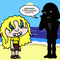 Evil cute girl!