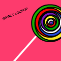 Swirly lolipop