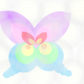 butterfly on the clouds