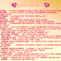 Tell me your favorites. C: