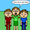 these are my brothers.
