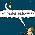 The poor chicken/my dorky life